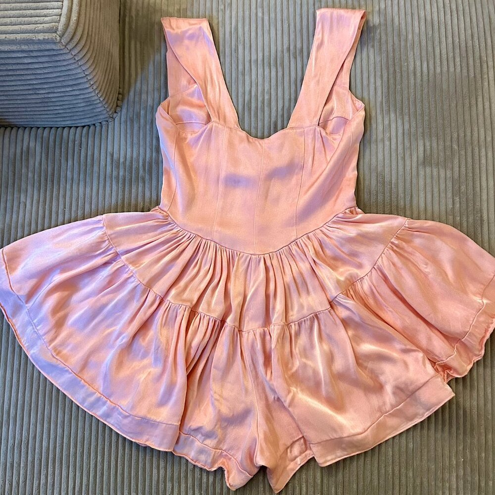 Pink Romper Dress - Vanessa Mooney - Picture 2 of 7